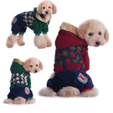 Pet dog clothes winter cotton pet clothing & free Shipping