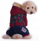 Pet dog clothes winter cotton pet clothing & free Shipping
