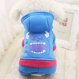 Cartoon Printed Pet Winter Dog &Cats clothes XS S M L XL XXL Pet Supplies Free Shipping