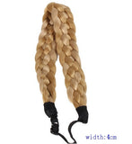 2.5cm wide fashion bohemian wigs braid thick wide headband-Free Shipping