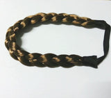 2.5cm wide fashion bohemian wigs braid thick wide headband-Free Shipping