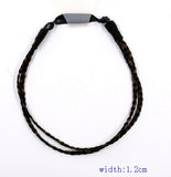 2.5cm wide fashion bohemian wigs braid thick wide headband-Free Shipping