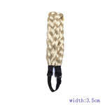 2.5cm wide fashion bohemian wigs braid thick wide headband-Free Shipping