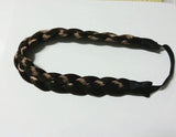 2.5cm wide fashion bohemian wigs braid thick wide headband-Free Shipping