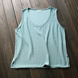 New Summer Cotton Women Vest Knitted Solid Color- Free Shipping