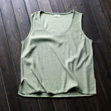 New Summer Cotton Women Vest Knitted Solid Color- Free Shipping