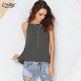 New women tops casual and sexy backless12 Colors Tank