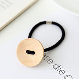 Solid wood Button Hair Accessories for Girls Kids Women-Free Shipping