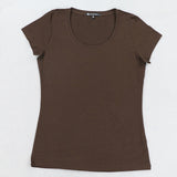 High Quality 21 Candy Color Cotton Basic T-shirt Women Casual - Free Shipping