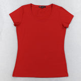 High Quality 21 Candy Color Cotton Basic T-shirt Women Casual - Free Shipping