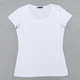 High Quality 21 Candy Color Cotton Basic T-shirt Women Casual - Free Shipping