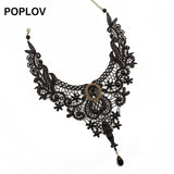 Black&White Lace Choker Necklace - Free Shipping