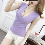Tank Top vetement femme 11 Colors Fashion Vest Casual Sleeveless- Free Shipping