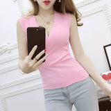 Tank Top vetement femme 11 Colors Fashion Vest Casual Sleeveless- Free Shipping