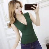Tank Top vetement femme 11 Colors Fashion Vest Casual Sleeveless- Free Shipping