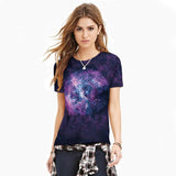Blue sky digital print 3D T-shirt - Free Shipping