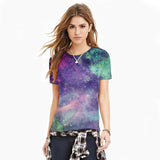Blue sky digital print 3D T-shirt - Free Shipping