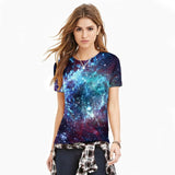 Blue sky digital print 3D T-shirt - Free Shipping