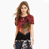Blue sky digital print 3D T-shirt - Free Shipping
