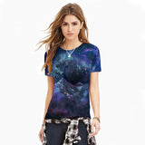 Blue sky digital print 3D T-shirt - Free Shipping