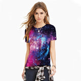 Blue sky digital print 3D T-shirt - Free Shipping