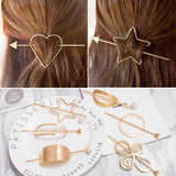 Simple Hair Grip Arched Hair Clips Girls Ponytail Clamp Pins-Free Shipping