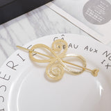 Simple Hair Grip Arched Hair Clips Girls Ponytail Clamp Pins-Free Shipping