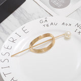 Simple Hair Grip Arched Hair Clips Girls Ponytail Clamp Pins-Free Shipping