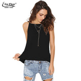 New women tops casual and sexy backless12 Colors Tank