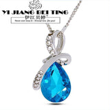 Water Drop Necklaces & Pendants Gold And Silver Jewelry - Free Shipping