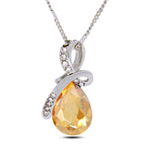 Water Drop Necklaces & Pendants Gold And Silver Jewelry - Free Shipping