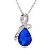 Water Drop Necklaces & Pendants Gold And Silver Jewelry - Free Shipping