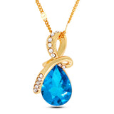 Water Drop Necklaces & Pendants Gold And Silver Jewelry - Free Shipping
