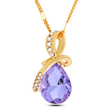 Water Drop Necklaces & Pendants Gold And Silver Jewelry - Free Shipping