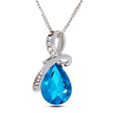 Water Drop Necklaces & Pendants Gold And Silver Jewelry - Free Shipping