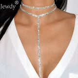 2017 Rhinestone Double Choker Necklaces - Free Shipping