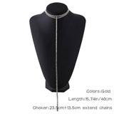 2017 Rhinestone Double Choker Necklaces - Free Shipping