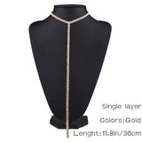 2017 Rhinestone Double Choker Necklaces - Free Shipping